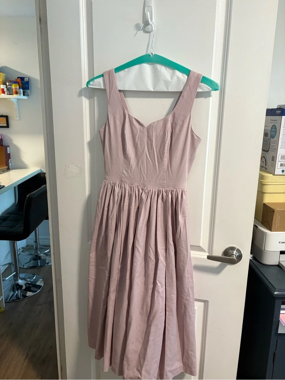 Hearts and Found Elizabeth dress in Lilac linen - Picture 8 of 12
